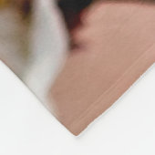 楽しい日本のアプリコットの花 フリースブランケット (角)