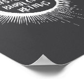 楽しい日食 皆既日食 太陽のLet's ポスター (角)