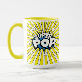 楽しい明るい日差し SUPER POP! コミックポップアート マグカップ