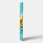 楽しい明るい黄色の花の落書きアート Case-Mate iPhoneケース (裏面 / 右)