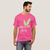 楽しい春のご到着をお待ちしております Tシャツ (正面フル)