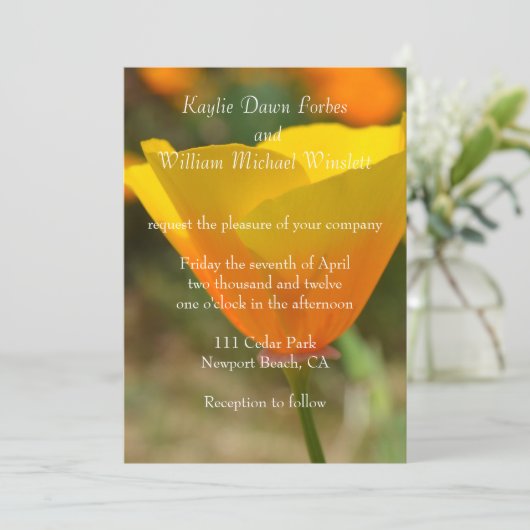 楽しい春 招待状 (スタンド正面)