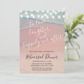 楽しい時々ビーチ結婚式リハーサルディナー 招待状 (スタンド正面)