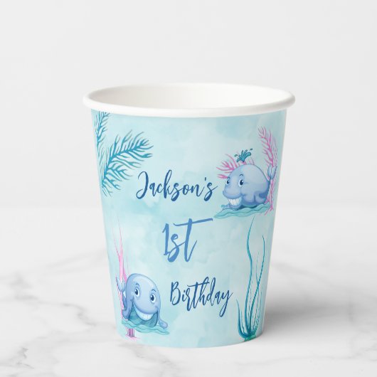 楽しい時の旅 紙コップ (裏面)