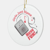 楽しい時を過して下さい セラミックオーナメント (左)