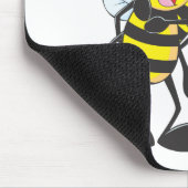 楽しい時を過す幸せな蜂家族一緒に マウスパッド (コーナー)