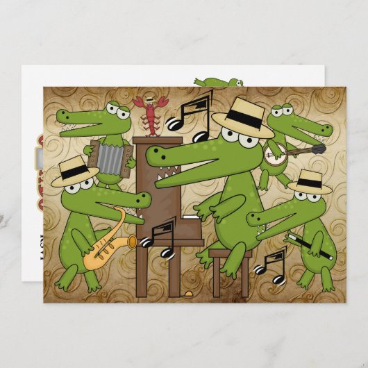 楽しい時を過転がごせよケージャンスタイル! 招待状 (正面/裏面)