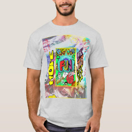 楽しい時を願って、見てみよう T シャツ