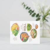 楽しい時間のハガキ転がを許可 ポストカード (スタンド正面)