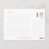 楽しい時間のハガキ転がを許可 ポストカード (裏面)