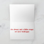 楽しい時間のリス カード (内部)