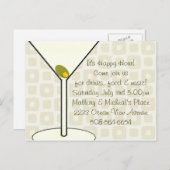 楽しい時間の招待状 インビテーションポストカード (正面/裏面)