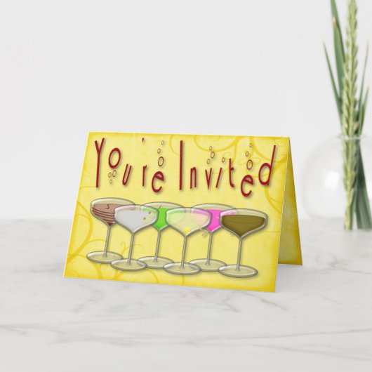 楽しい時間の招待状 招待状 (正面)