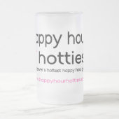 楽しい時間のHottiesの霜の降りたなビールのジョッキ フロストグラスビールジョッキ (中央)