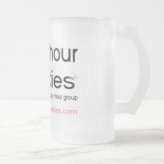 楽しい時間のHottiesの霜の降りたなビールのジョッキ フロストグラスビールジョッキ (右)