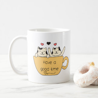 楽しい時間をお過ごしください コーヒーマグカップ