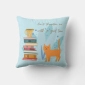 楽しい時間を送って脅すなおもしろい クッション (裏面)