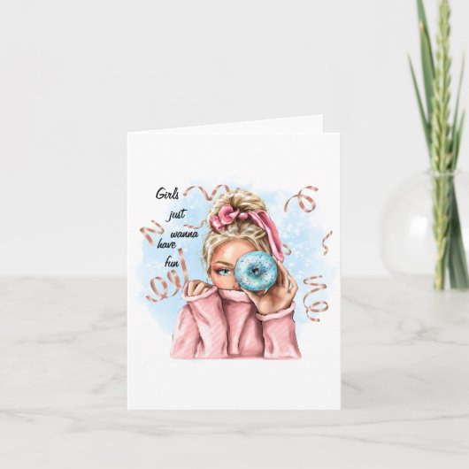 楽しい時間を過ごそう カード (正面)