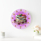 楽しい時 ラージ壁時計 (ホーム)