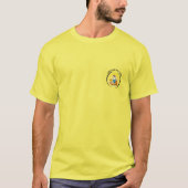 楽しい晴れた目的地カモメビーチ旅行者 Tシャツ (正面)