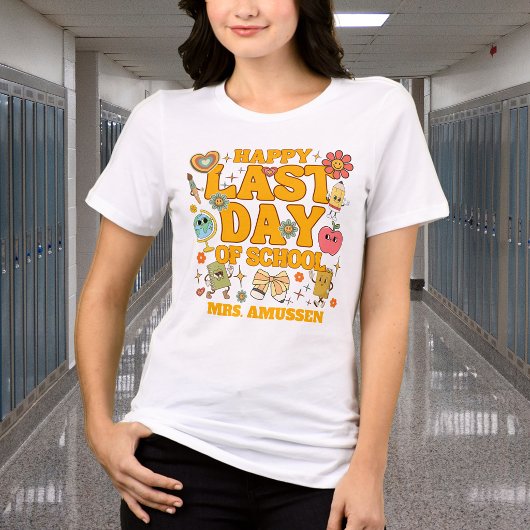 楽しい最後の登校日 トライブレンドTシャツ