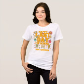 楽しい最後の登校日 トライブレンドTシャツ (正面全面)