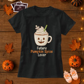 楽しい未来のかぼちゃスパイス愛好家 妊娠 ハロウィン Tシャツ