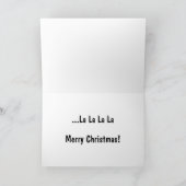 楽しい歌うシャム猫の子猫の写真 クリスマス (内部)