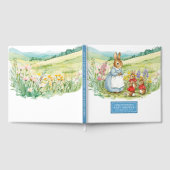 楽しい水の色ベビーシャワーゲストブックボーイズ ゲストブック (全面)