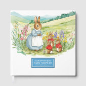 楽しい水の色ベビーシャワーゲストブックボーイズ ゲストブック (正面)