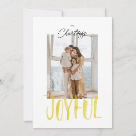 楽しい水彩筆文字のフラットカード シーズンカード