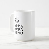 楽しい河童カッパチーノキャンパスユーモア コーヒーマグカップ (正面左)