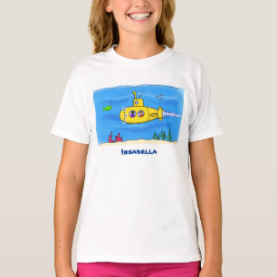 楽しい潜水艦の漫画 Tシャツ