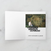 楽しい父の日お父さん釣り写真マガジンカバー カード (内部)