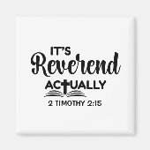 楽しい牧師任命式　IT'S REVEREND ACTUALLY  マグネット (正面)
