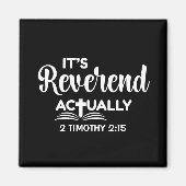 楽しい牧師任命式　IT'S REVEREND ACTUALLY  マグネット (正面)