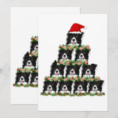 楽しい牧羊犬の休日 ノートカード (正面/裏面)