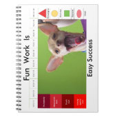 楽しい犬の教育ゲーム ノートブック (正面)