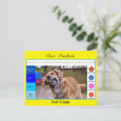 楽しい犬の教育ゲーム ポストカード (スタンド正面)