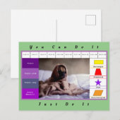 楽しい犬の教育ゲーム ポストカード (正面/裏面)