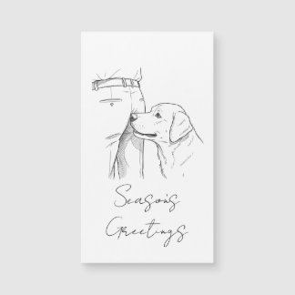 楽しい犬好きの季節の挨拶 クリスマス