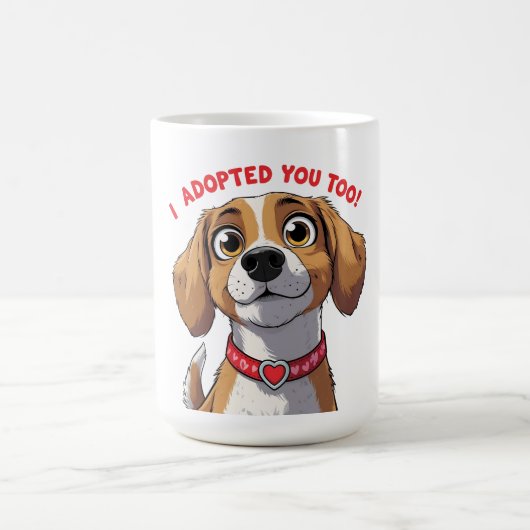 楽しい犬 - 私もあなたを飼いました - ペットの親 コーヒーマグカップ (中央)