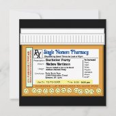 楽しい独身パーティーの処方箋 招待状 (正面)