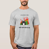 楽しい猫のクリスマス Tシャツ (正面)