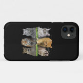 楽しい猫の反射ギフトデザインのアイデア Case-Mate iPhoneケース (裏面(横))