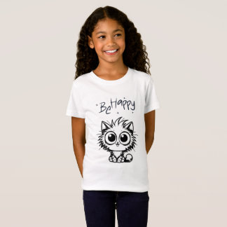 楽しい猫の子供Tシャツ Tシャツ