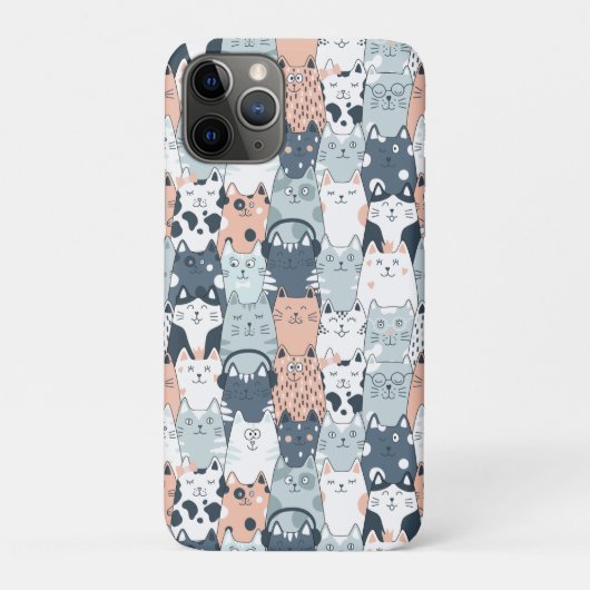 楽しい猫の柄 Case-Mate iPhoneケース (裏)
