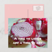 楽しい玉ねぎのポストカード ポストカード (正面/裏面)