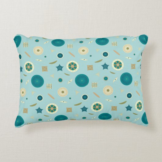 楽しい珪藻類のアクセント枕 アクセントクッション (正面)