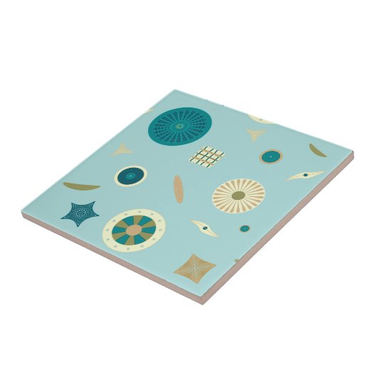 楽しい珪藻類のタイル タイル (側面)